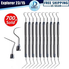 Dental Perio Explorer 23 Probe UNC 15 Color Marking Diagnostic Double Ended Tool