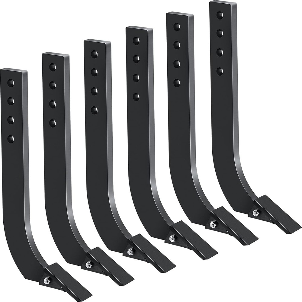 1/5/6/7pcs 18” Box Blade Shank Scarifier Shanks Teeth 4 Holes Box Scraper Shank