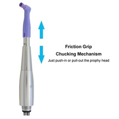 Dental Hygiene Handpiece Prophy Air Motor 3 Nose Cone 4 Holes 360 Degree Swivel