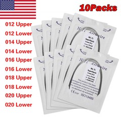 10 packs Arcos de Dental Ortodoncia Redondos Niti Arco de Alambre Su Arch Wire