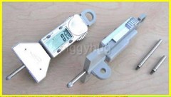 mini depth gauge 4″ + digital indicator electronic / digital spring loaded new