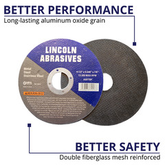 200 Pack 4-1/2″ .040″ Cut-off Wheel 4.5 Cutting Discs Stainless Steel & Metal