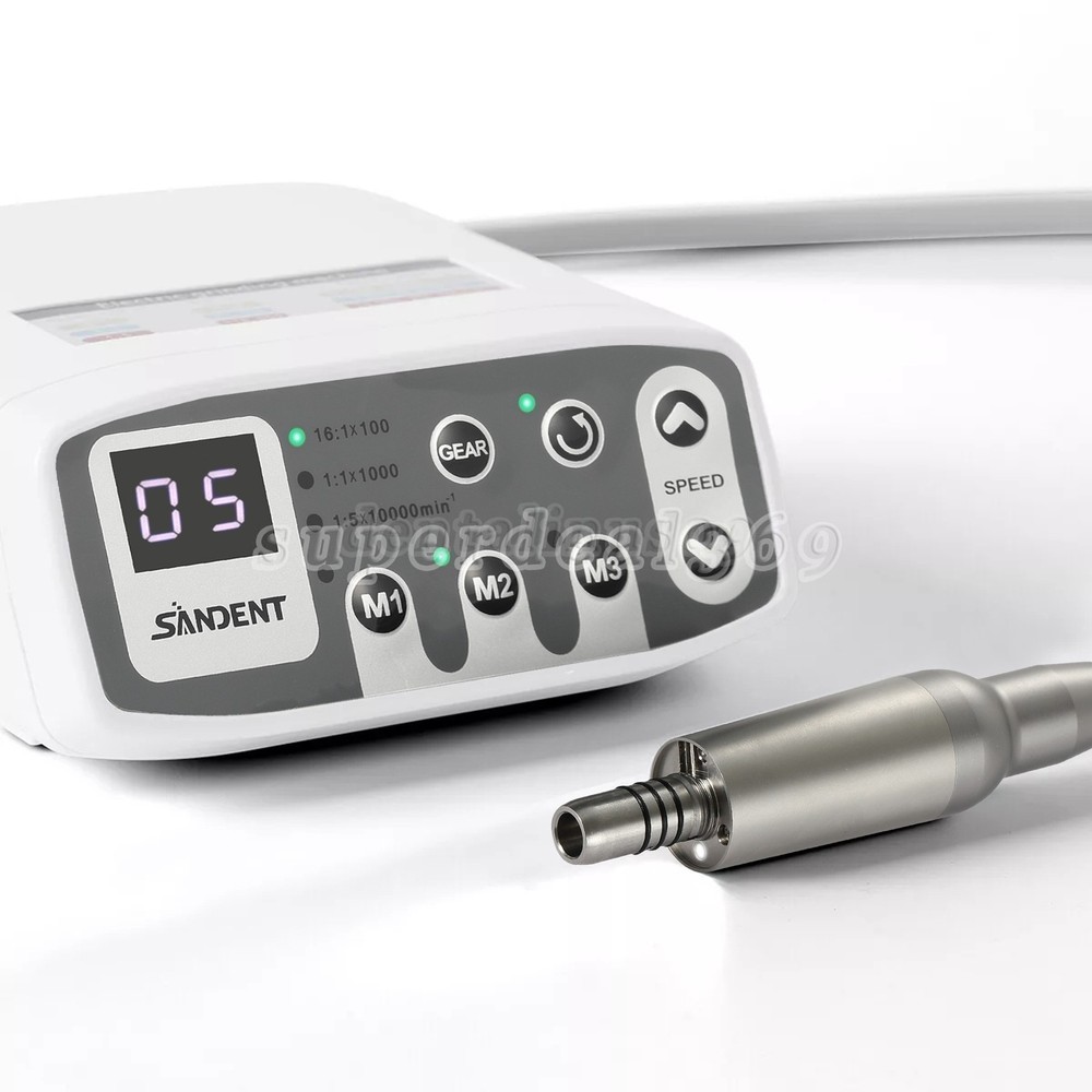 Dental Brushless Electric Micro Motor 1:1 /1:5 /1:4.2 Contra Angle Straight DL