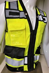 Surveyor Two Tone Safety Vest ANSI/ ISEA 107-2015 Approved (XSmall to 5XL)