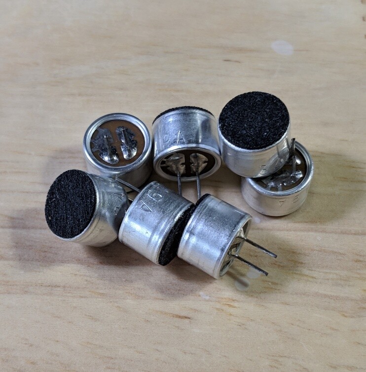 10pcs+ lot Panasonic WM-034DBP Electret Microphone, 60dB SNR, 1.5-10V, PCB pins