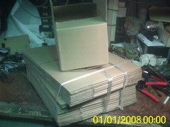 LOT 25 CARDBOARD CARTON BOX 6 1/2 X 9 1/4 X 7 1/4 SHIPING BOX SUPPLIES MOVING