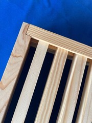 Pine 10 frame slatted rack for Langstroth bee hive
