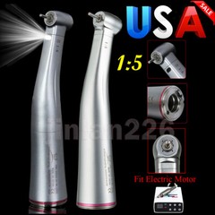 Dental 1:5 Increasing Contra Angle LED/No-LED Handpiece Fit NSK Electric Motor