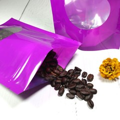 100 Stand Up Foil Resealable Bags w/ Window Various Colors 8.5x14cm (3.3×5.5″)