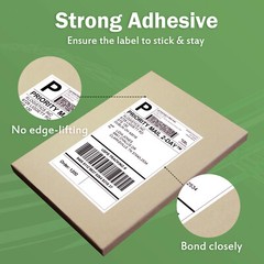 1100 Shipping Labels 8.5×5.5 Self Adhesive Half Sheet Shipping Labels 1000 + 100