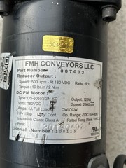 FMH Conveyor 007003 DC Motor 500 RPM 180VDC DS-6055SGN-KO (KB) Comes As Shown