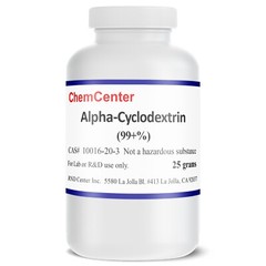 Alpha – Cyclodextrin, High Purity Powder, 25 grams