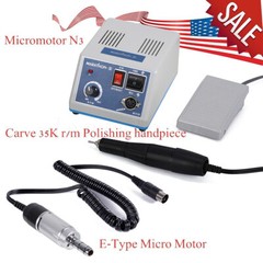 Dental Lab Marathon Electric Micromotor Polishing Unit / 35K rpm Motor Handpiece