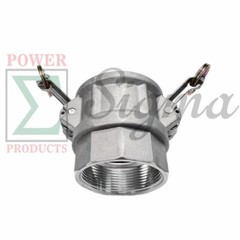 Sigma 2″ IN Aluminum Type D Camlock Groove Hose Fitting Female Coupler x NPT