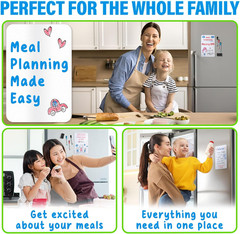 YES4QUALITY Magnetic Dry Erase White Board Sheet for Fridge 12X8 In, with Stain