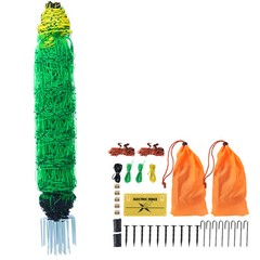 VEVOR Electric Netting Fence Kit Sheep Fencing 35″H x 164’L with Posts Spikes