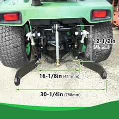 Rear 3 Point Hitch Kit w/The Onan Engine Receiver Hook For John Deere 318 to 430