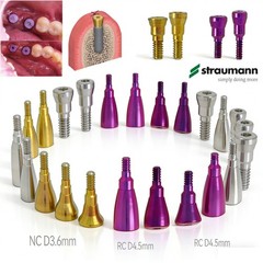 US Fit Straumann Closure Screw Healing Abutment NC/RC Bone Level BL/BLT Titanium