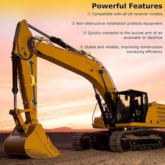 Magnetic Mount for LR Receivers,Fit for Flatback Dozer Blades,Backhoes,Excavator