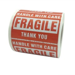 Fragile Stickers 2×3 3×5 Fragile Label Sticker Handle With Care Mailing 500/Roll