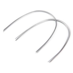 AZDENT Dental Ortho Super Elastic Niti Arch Wire Round /Natural Stainless Steel