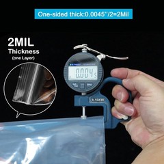 100-Pack 3″x4″ Clear Resealable Plastic Bags, 2 Mil Zip Lock for Storage