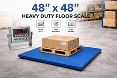 Refurbished Industrial Platform 48” x 48” Floor scale for warehouse 5000 lbs