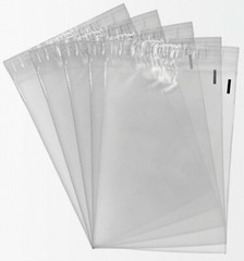 1000 7.5 x 10.5 Premium Clear Plastic Self Seal Lip & Tape Poly Bags 1.5 Mil