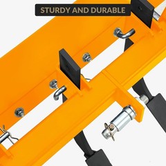 For Category 1 Tractors 3 Point Box Grading Blade Scraper Blade Steel 55″,Yellow