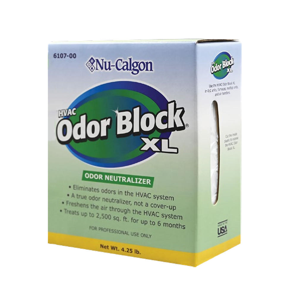 Nu-Calgon 6107-00 HVAC Odor Block XL Air Handler Deodorizer 6 Month