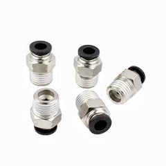 Air Line Tubing Kit 1/4” OD 50ft Nylon Hose 1/4” NPT Push to Connect Fittings
