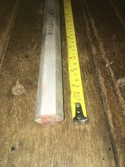 1″ Dia x 42″-Long T6511 Aluminum Rare Hexagon Bar– 1 X 42 Inch 6061 T6511 Rod
