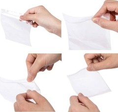 100 1.5×2 Reclosable Resealable Clear Zipper Plastic Bags 2Mil 1.5″x2″ inch