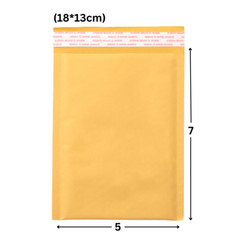 5×7 (18*13cm) Kraft Bubble Mailers Padded Envelope Shipping Bags Seal