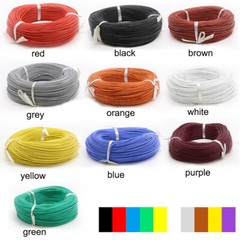 30awg-2awg Chose Colors UL Multi-Strand Silicone Flexible Soft Cable 0.08mm Wire