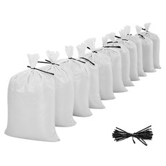 Uimoso 200 Pack Sandbags 16″ x 26″ with 50lb Capacity Heavy Duty Sand Bags