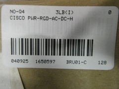 Cisco PWR-RGD-AC-DC-H Power Supply 100-240v-ac 0.5a Amp 4.5v-dc 150w