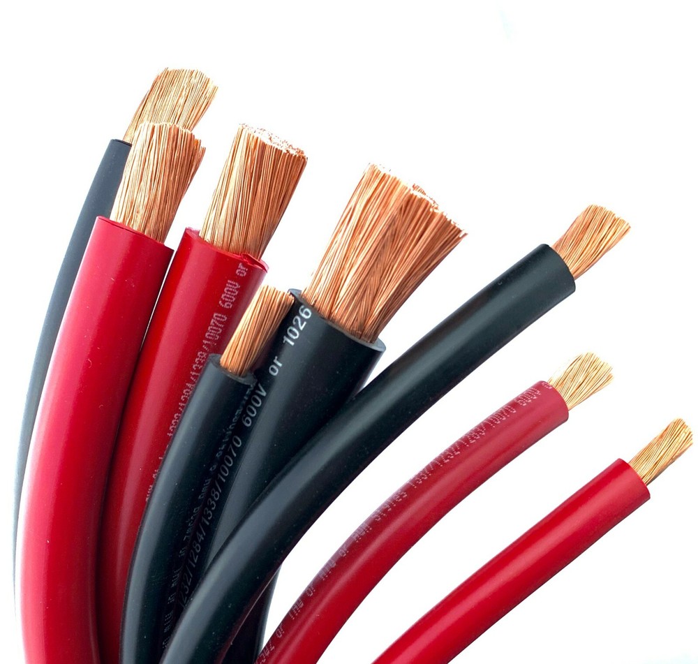 Battery Cable Flexible OFC Pure Copper UL MTW/THW/SGT SAE J1127 USA Made