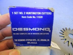 1 Set Desmond No 2 Huntington Cutters Dressers # 2, 11520. NEW in Box