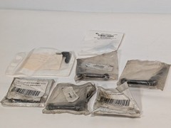 Lot of 7 KIPP K0123.0AE1X15, KHB-280, KHB-64 adjustable ball handles as shown