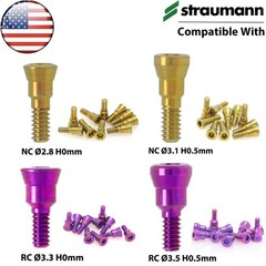 For Straumann ITI Healing Abutment & Transfer Impression Open Closed Tray NC/RC