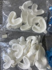 Styrofoam Fluoride Varnish Trays – Assorted