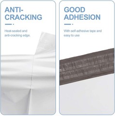 Lina Plastics – 10″ x 13″ Poly Mailers Shipping x (25 Pack), White