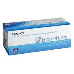 MARK3 Enamel Care Prophy Paste, Coarse Grit, Bubble Gum with TCP, 200/Box
