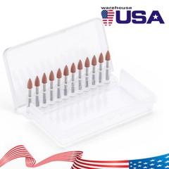 60PCS Dental Polishing Polishers Bur FG 1.6mm Mini Points Brownie Friction Grip