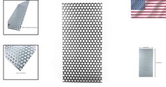 Durable Perforated Stainless Steel Plate – Perfect for Ventilation & Decoration