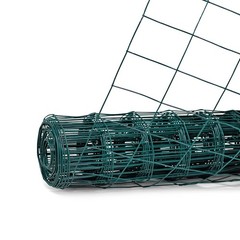16 Gauge Green Vinyl Coated Welded Wire Mesh Size 2 inch X 3 inch