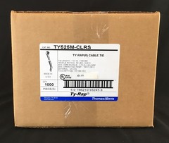 BULK VALUE Thomas & Betts Ty-Rap TY525M-CLRS 10 packs@100 pieces = 1,000 pieces