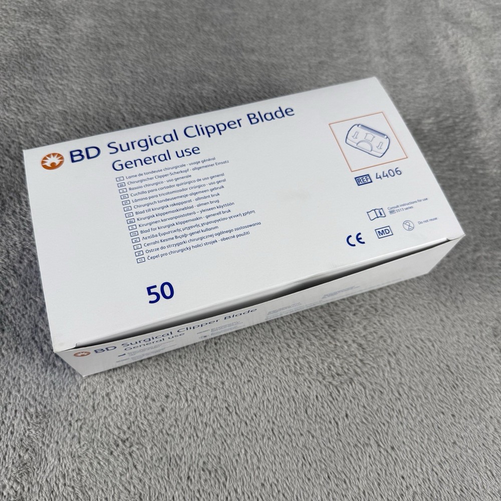 NEW BD 4406 General Purpose Surgical Clipping Blade Box of 50 Clipper Exp 2030