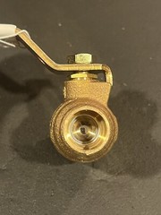(Box 10) 1/2″ Solder, Full-Port Lead Free Bronze Brass Ball Valves, 600 WOG, USA